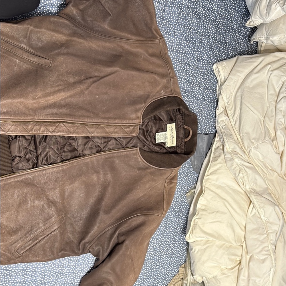 Eddie Bauer Brown Quilted Jacket